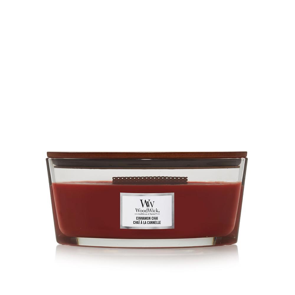 СВЕЩ WOOD WICK ELLIPSE JAR CINNAMON CHAI