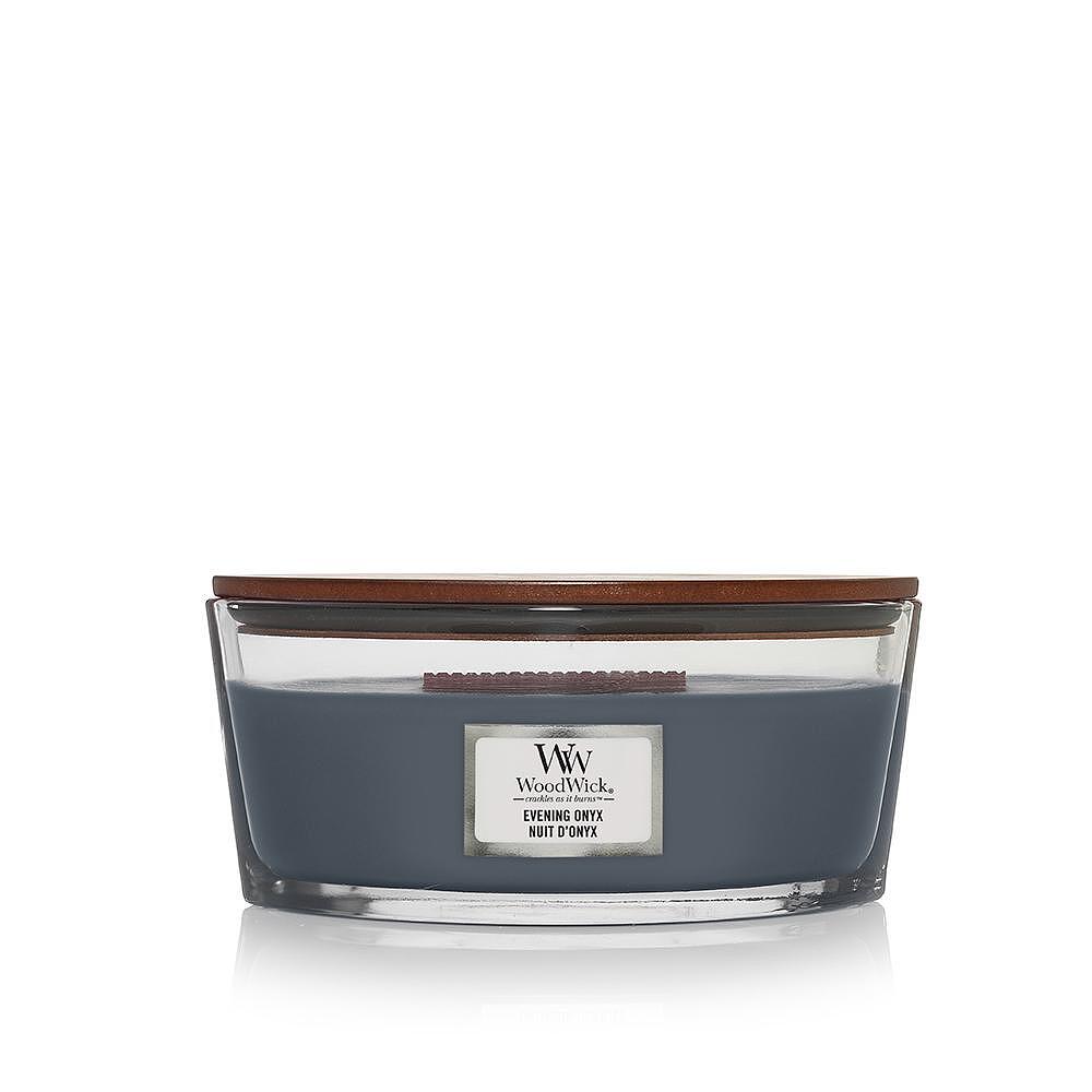 СВЕЩ WOOD WICK ELLIPSE JAR EVENING ONYX NL
