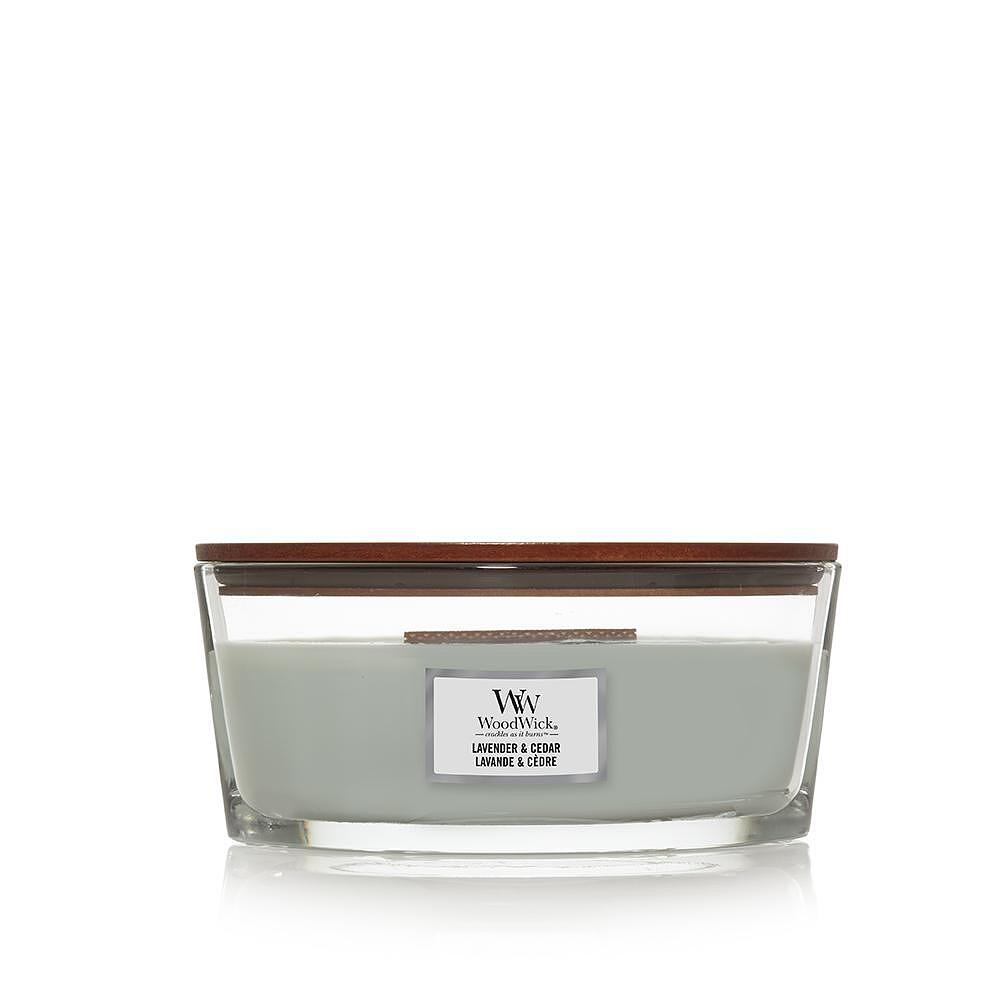СВЕЩ WOOD WICK ELLIPSE JAR LAVENDER AND CEDAR