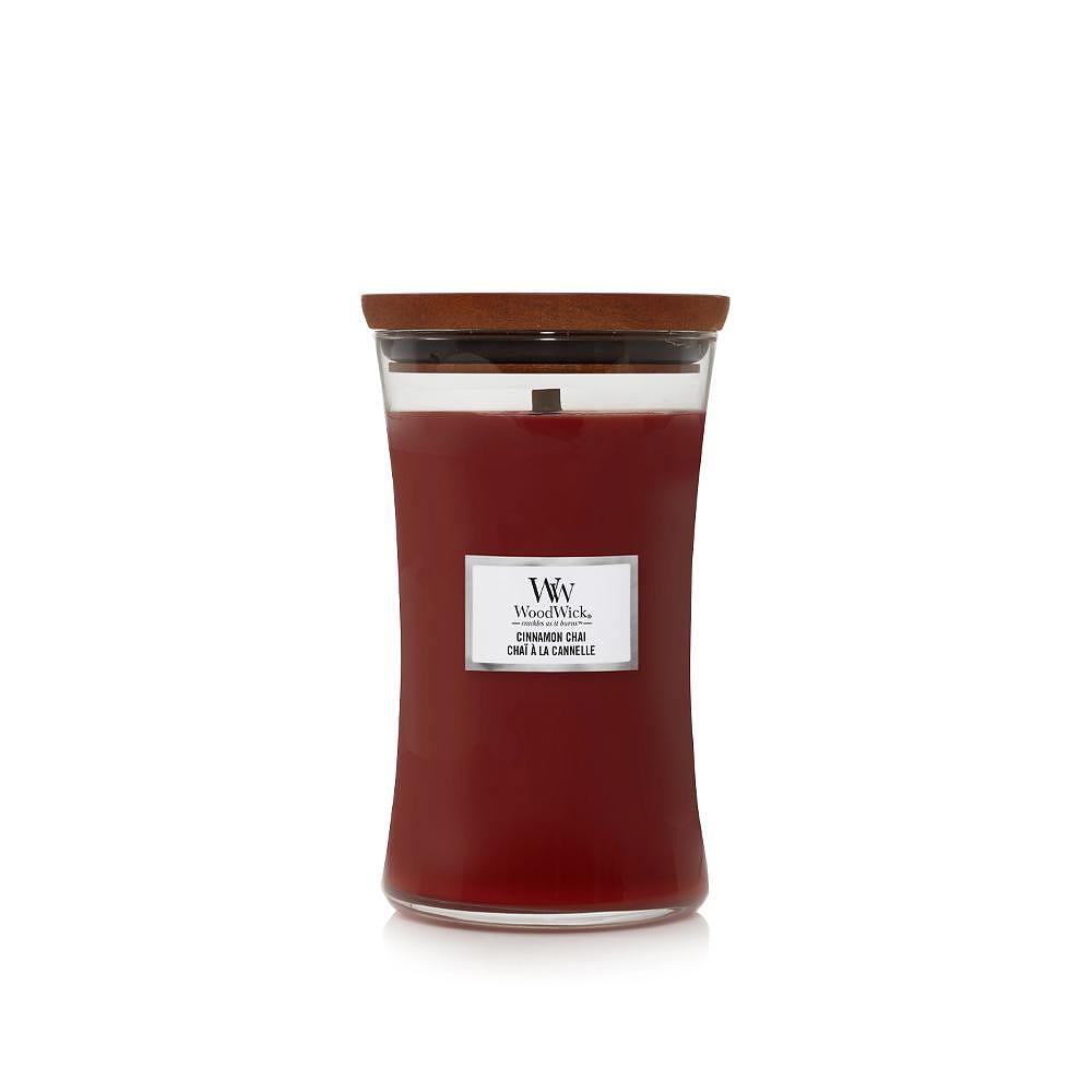 СВЕЩ WOOD WICK CINNAMON CHAI