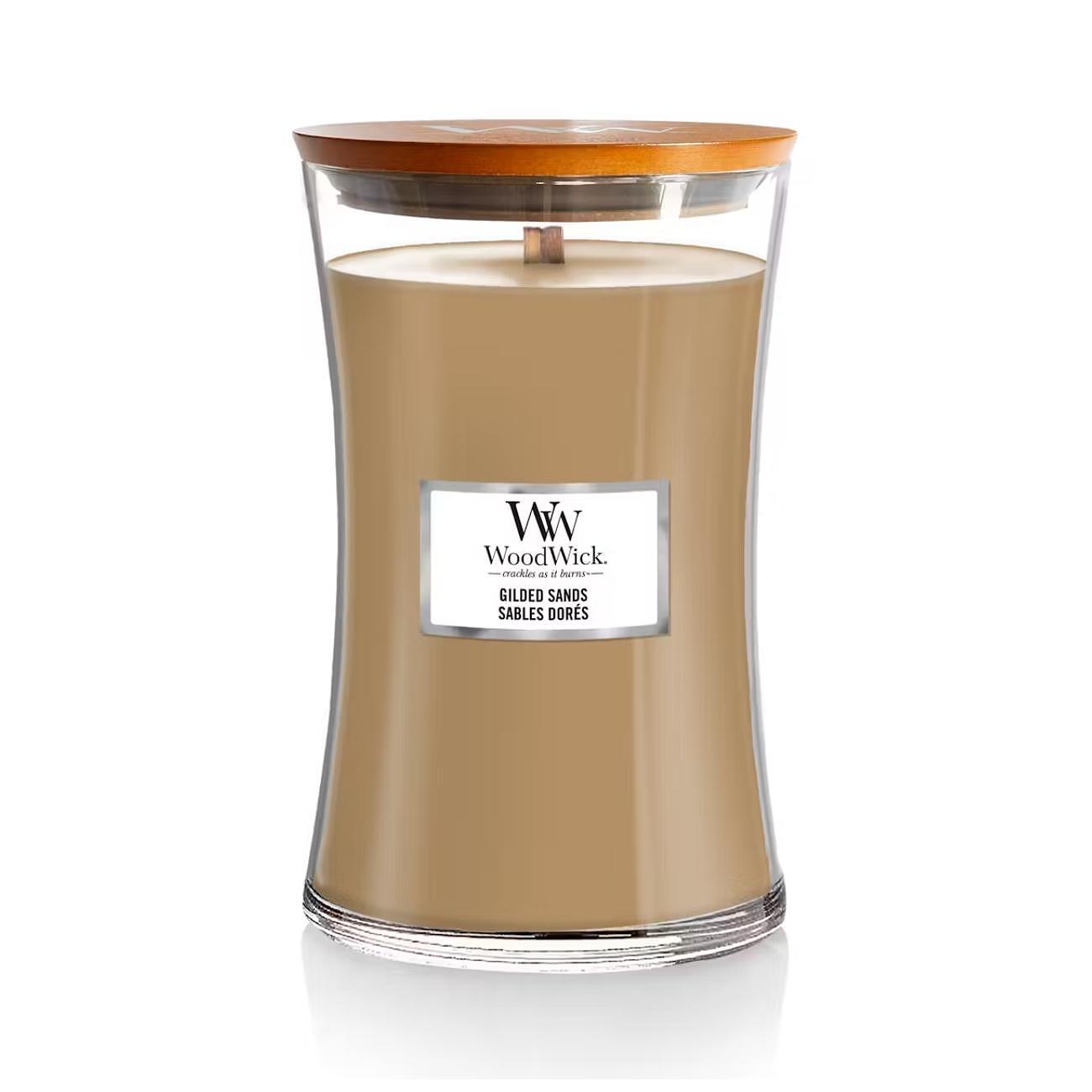 СВЕЩ WOOD WICK GILDED SANDS
