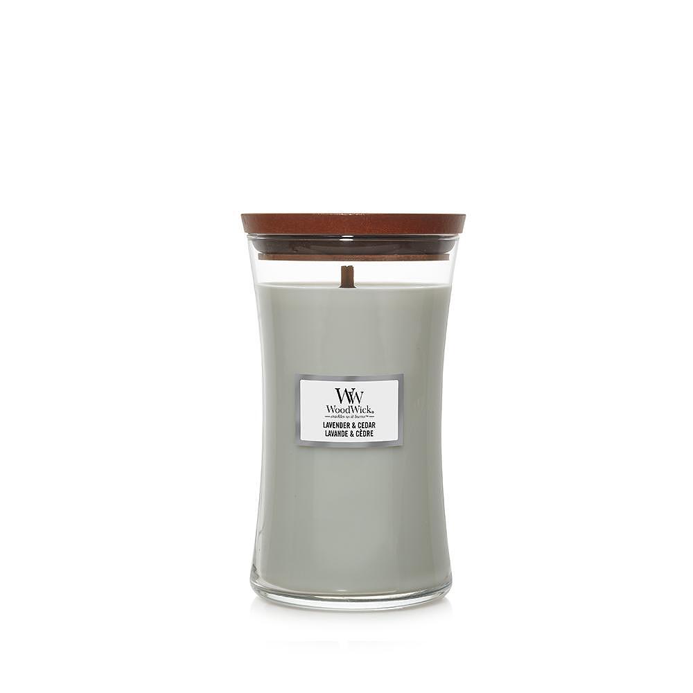 СВЕЩ WOOD WICK LAVENDER AND CEDAR