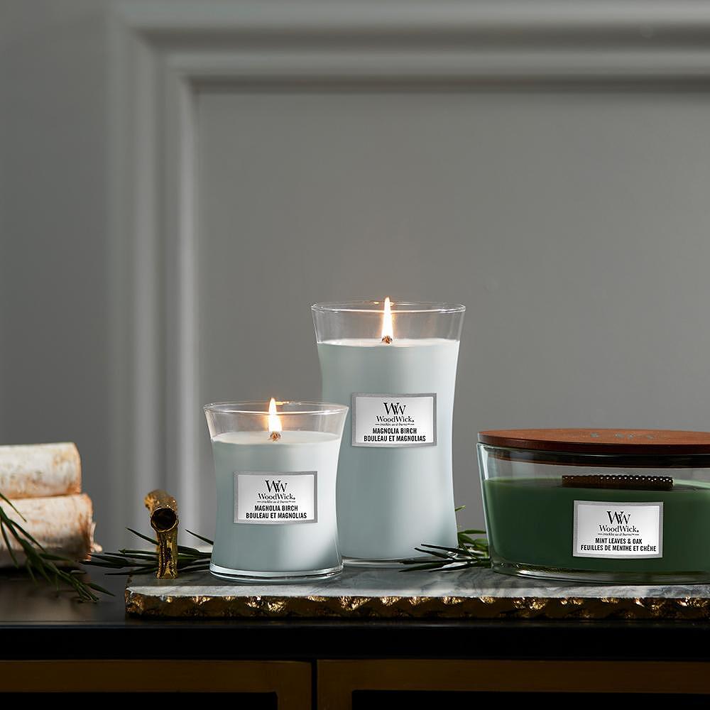 СВЕЩ WOOD WICK MAGNOLIA BIRCH