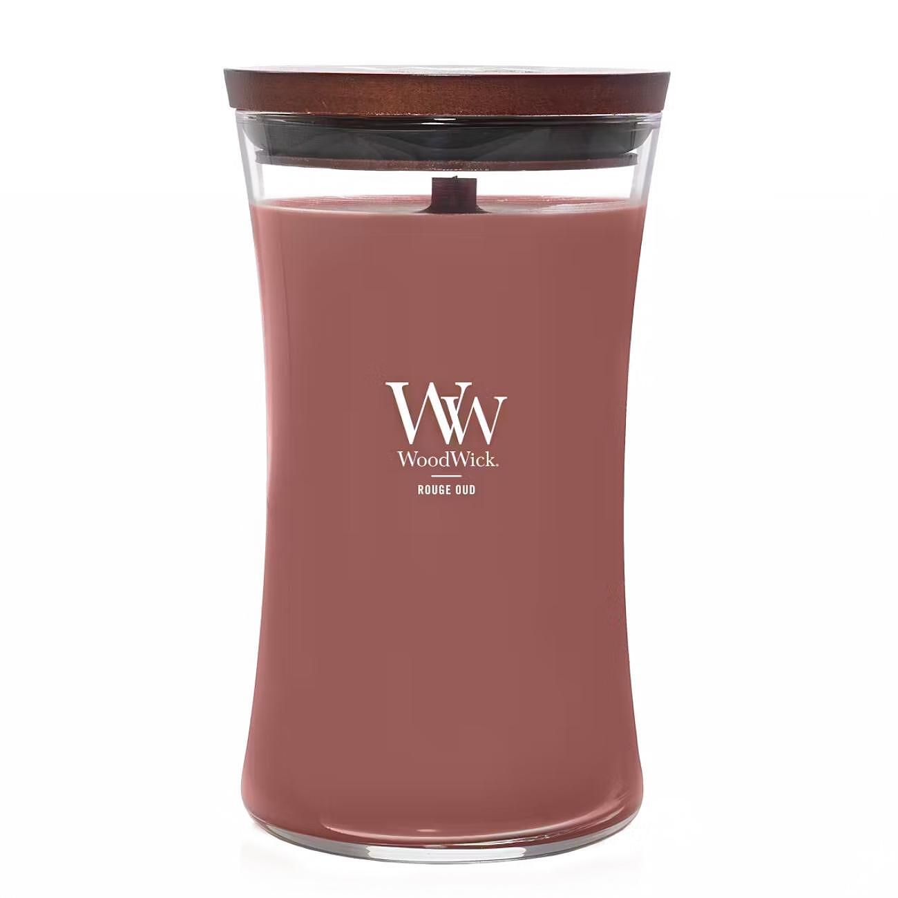 СВЕЩ WOOD WICK ROUGE OUD