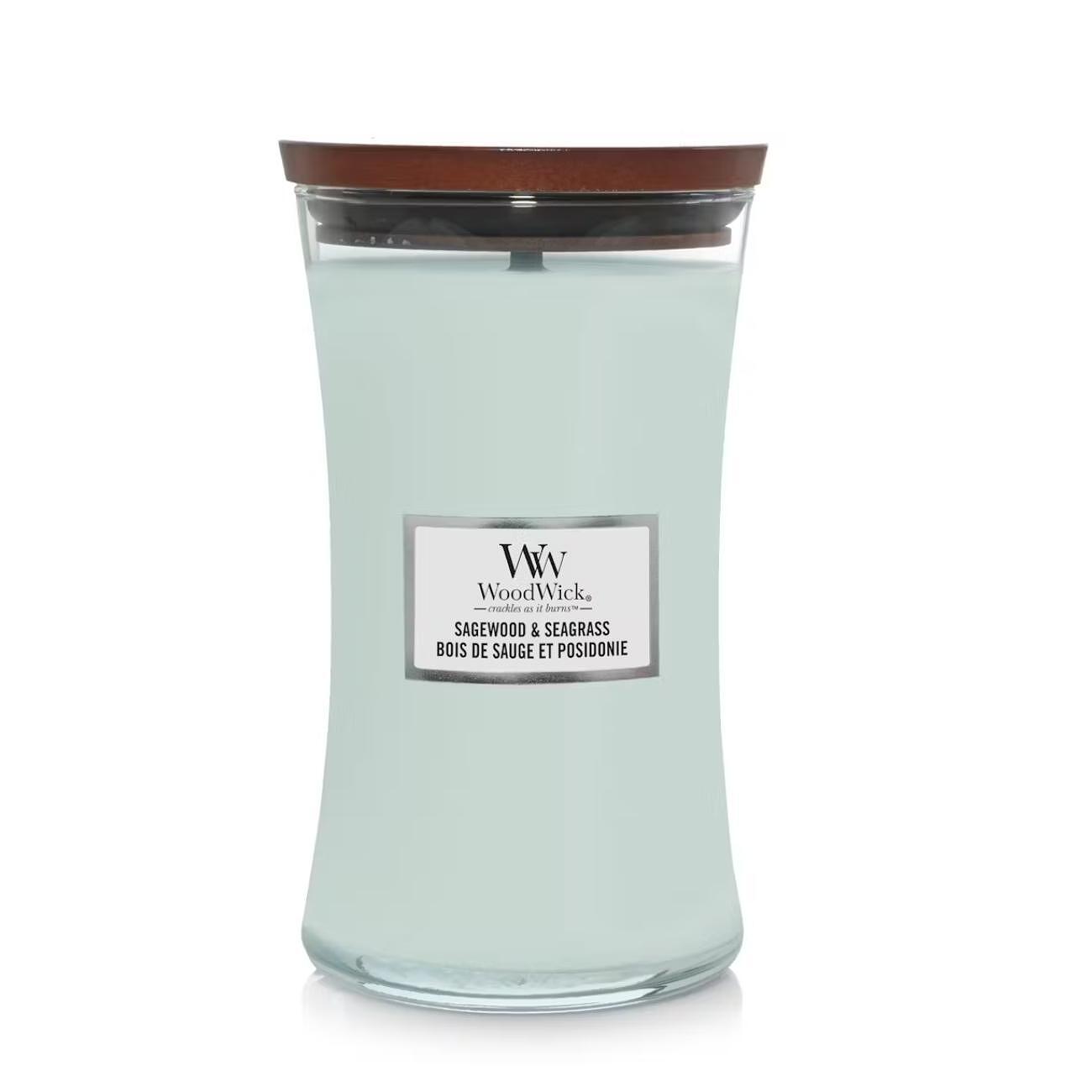 СВЕЩ WOOD WICK SAGEWOOD&SEAGRASS