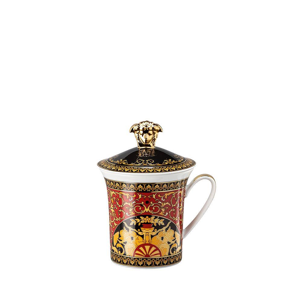 ЮБИЛЕЙНА ЧАША VERSACE MUG WITH LID 30 YEARS MEDUSA