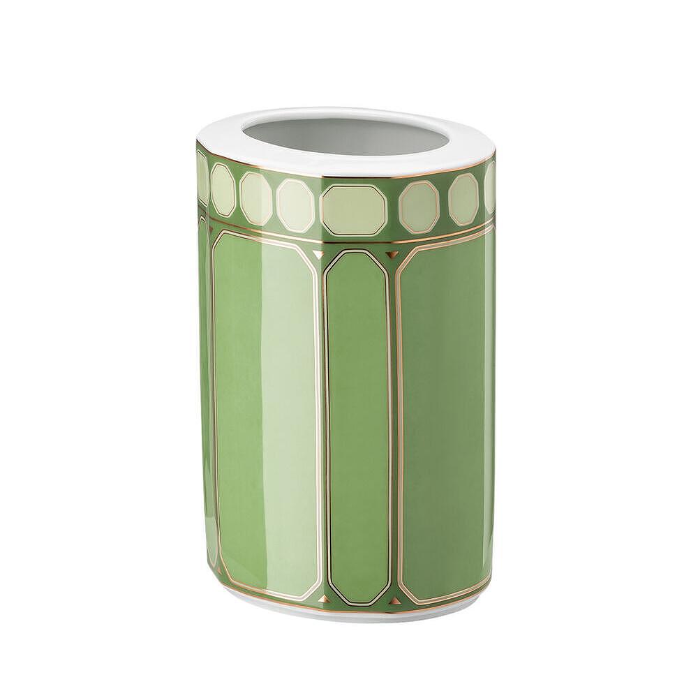 ВАЗА 15СМ SIGNUM ROSENTHAL SWAROVSKI ЗЕЛЕН