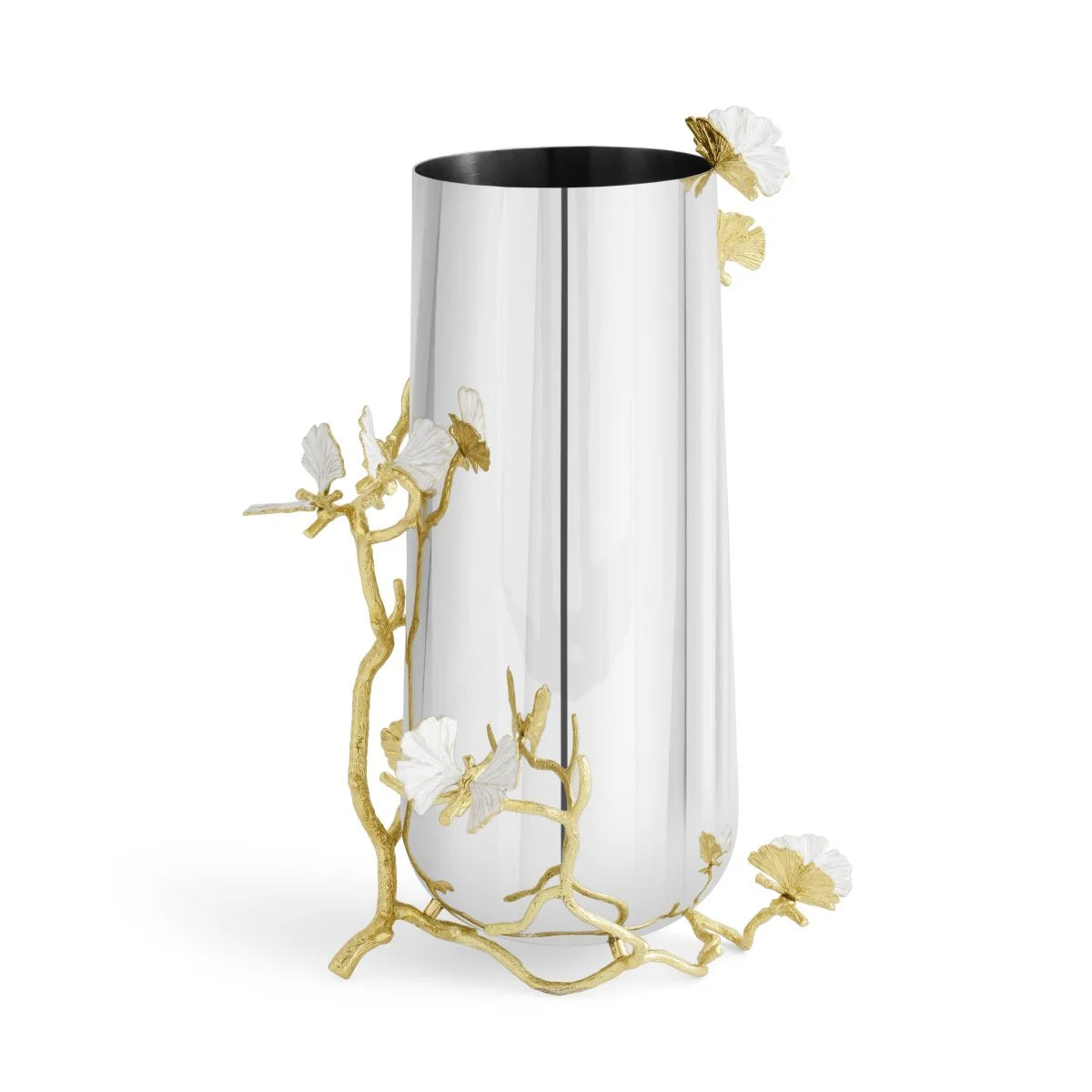 ВАЗА L MICHAEL ARAM BUTTERFLY GINKGO GOLD 30СМ