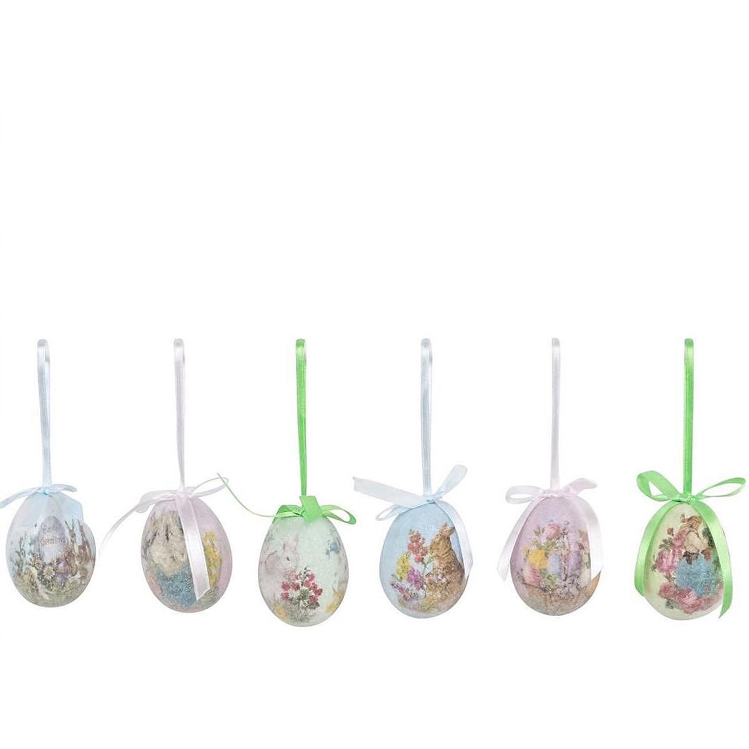 К-Т ВЕЛИКД ЯЙЦА МАЛКИ 6 БР EGGS EASTER GRETINGS