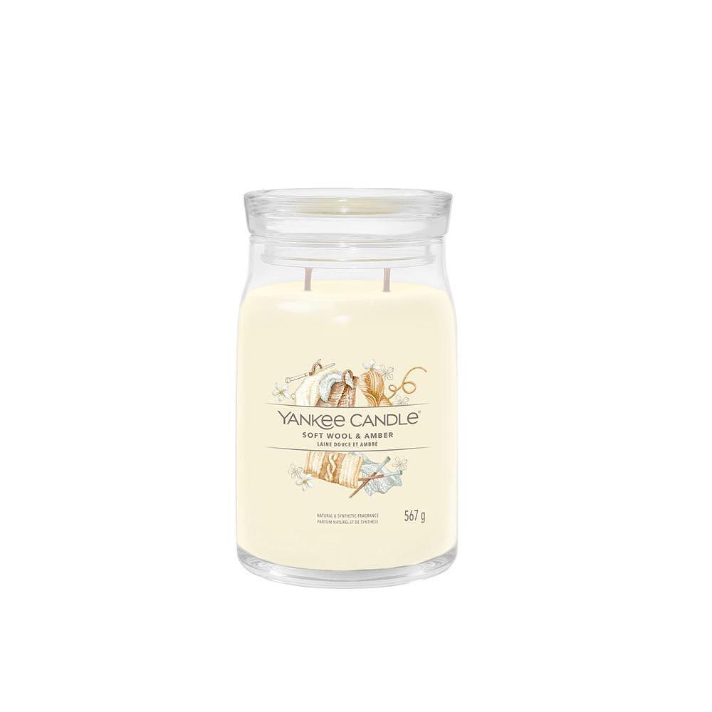 СВЕЩ YANKEE CANDLE SIGNATURE SOFT WOOL&AMBER