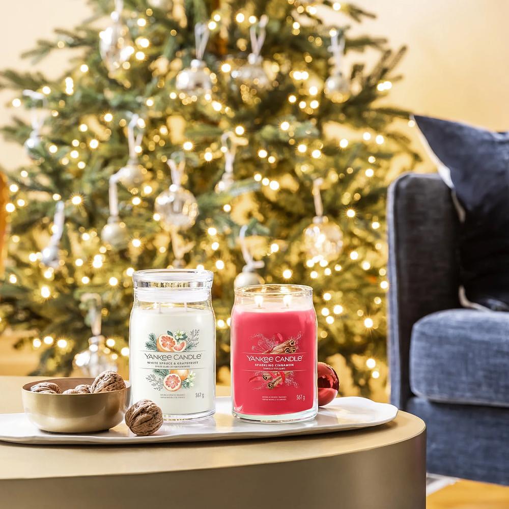 СВЕЩ YANKEE CANDLE SIGNATURE SPARKLING CINNAMON