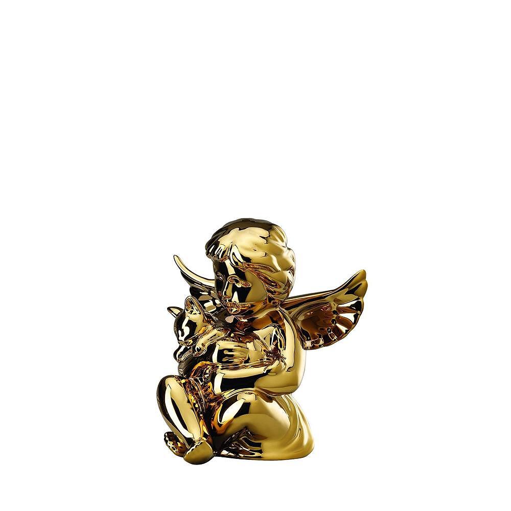 ЗЛАТЕН АНГЕЛ С КОТЕ 10.5 CM ROSENTHAL